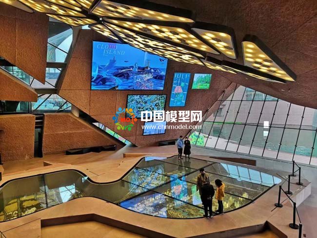 城市规划馆下沉式沙盘模型