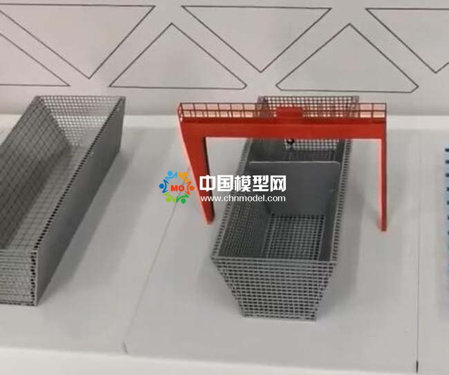 城市高架预制装配式桥梁工艺沙盘模型
