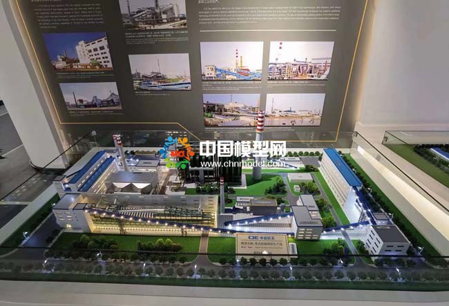 带式烙烧球团生产线沙盘模型