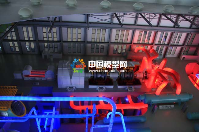 最新一代核电站反应堆沙盘模型