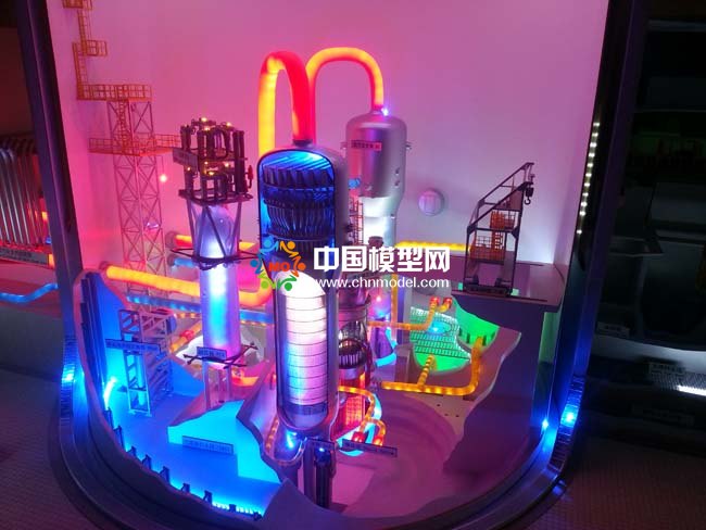最新一代核电站反应堆沙盘模型