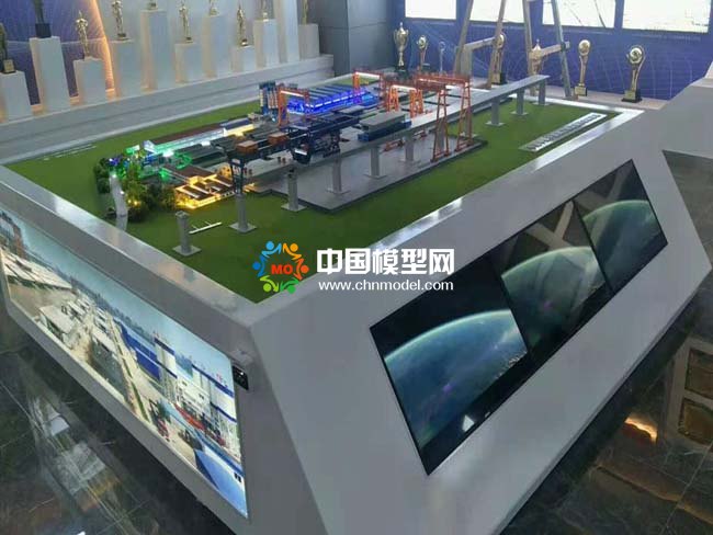 中铁十局预制梁场沙盘模型