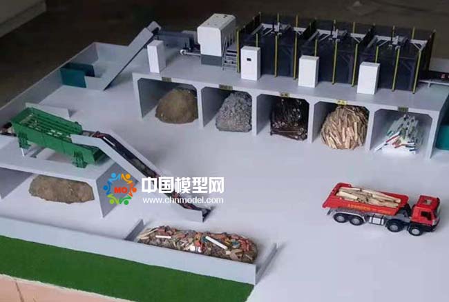 垃圾分类沙盘模型
