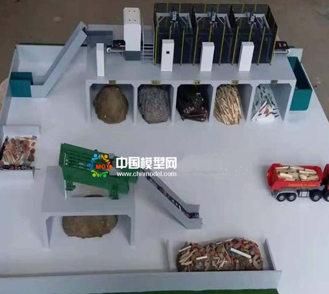 垃圾分类沙盘模型
