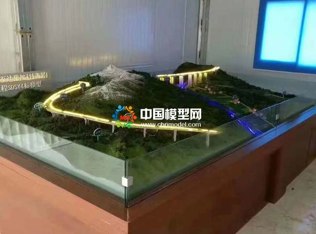 双达公路建设项目沙盘模型