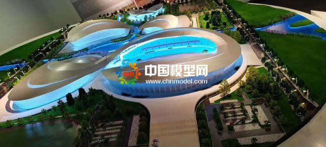 体院馆投标方案沙盘模型