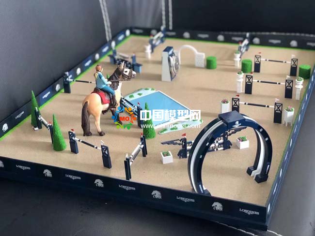 浪琴赛马场沙盘模型