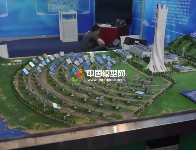 太阳能光热发电沙盘模型