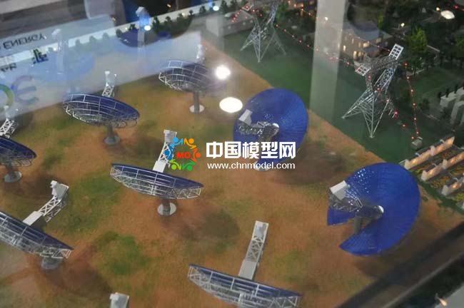 太阳能光热发电沙盘模型