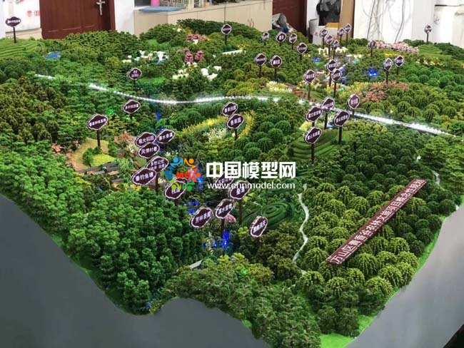 农林文旅沙盘模型