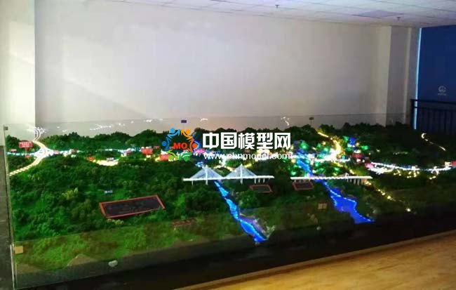 遵余高速公路沙盘模型
