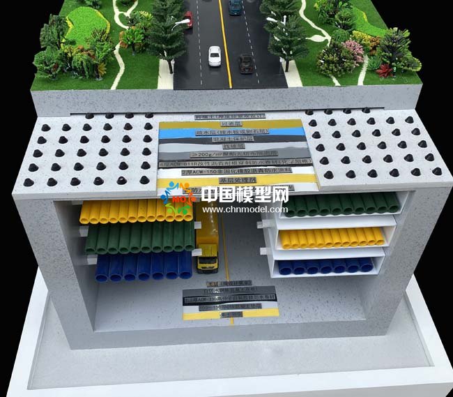 综合管廊防水沙盘模型
