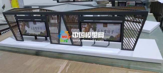 公交站台模型