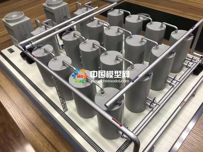 商用锅炉供暖系统沙盘模型