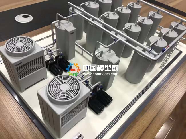 商用锅炉供暖系统沙盘模型