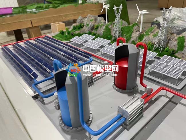 ​​​​​​​风光储多能互补智能微电网沙盘模型