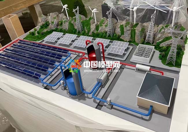 ​​​​​​​风光储多能互补智能微电网沙盘模型