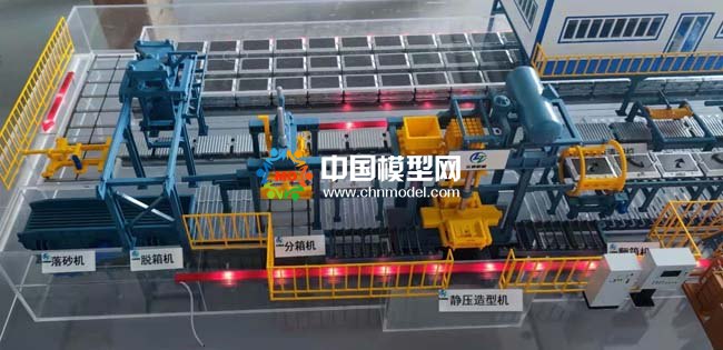 机械生产线沙盘模型