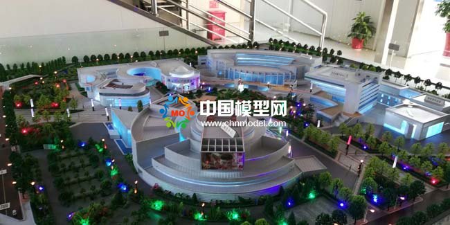 东西湖文化中心沙盘模型
