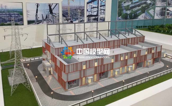输变电工程220KV变电站沙盘模型