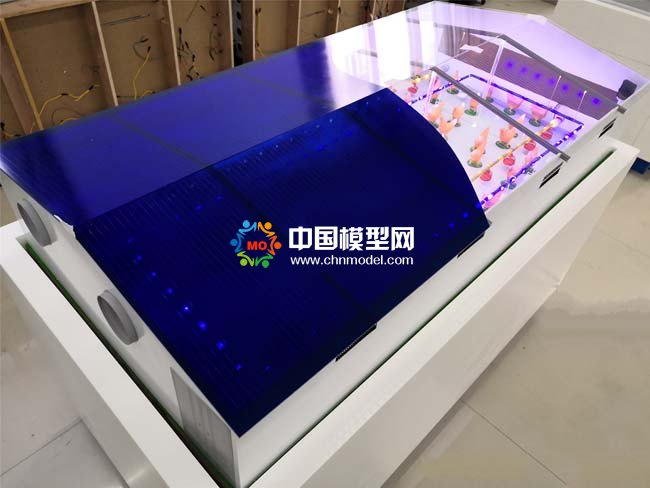 养鸡场沙盘模型