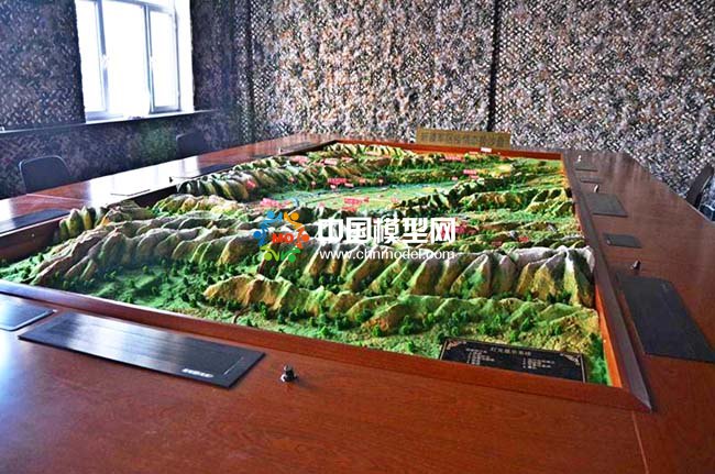 军区疫情态势沙盘模型