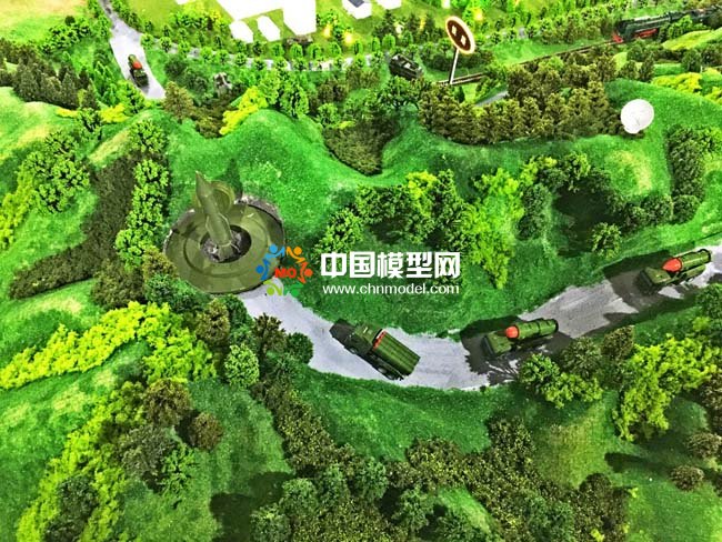 军事战略演示沙盘模型