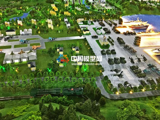 军事战略演示沙盘模型