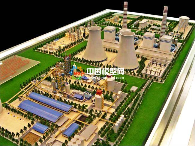 火力发电站沙盘模型