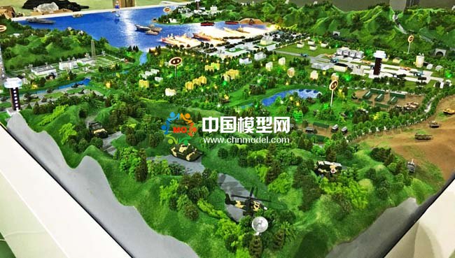 军事战略演示沙盘模型