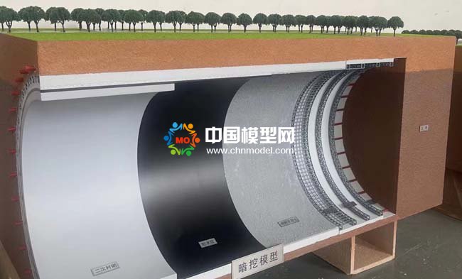 地铁车站施工工艺沙盘模型