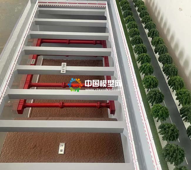 地铁车站施工工艺沙盘模型