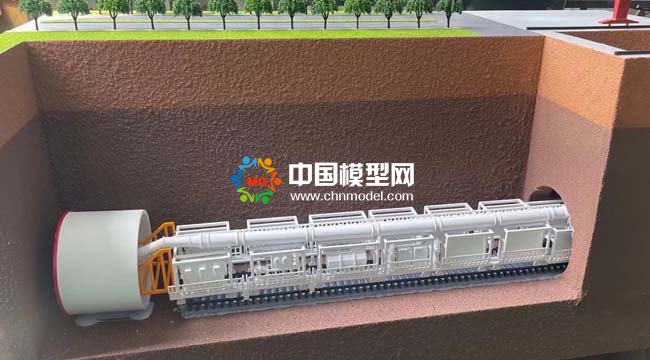地铁车站施工工艺沙盘模型