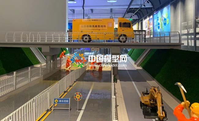 城市防汛应急抢险救灾沙盘模型