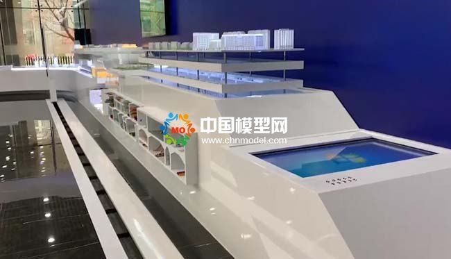 地铁站仿真场景展示沙盘模型