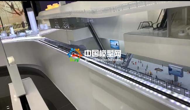 地铁站仿真场景展示沙盘模型