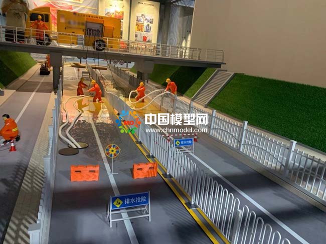城市防汛应急抢险救灾沙盘模型