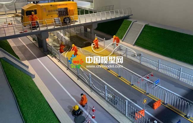 城市防汛应急抢险救灾沙盘模型