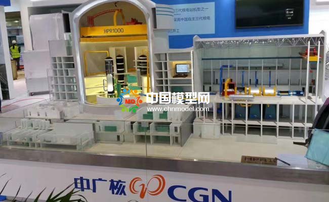 核能发电与泛燃料处理沙盘模型