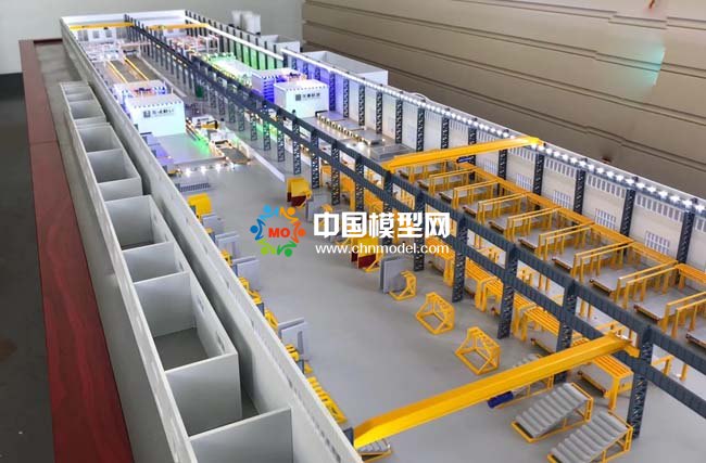 装配式建筑整体解决方案生产基地沙盘模型