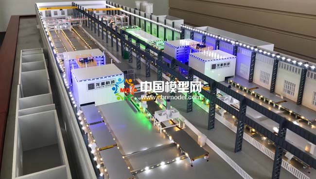 装配式建筑整体解决方案生产基地沙盘模型
