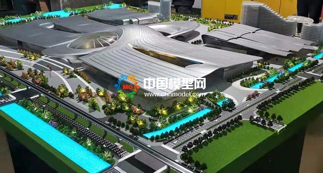 温州国际博览中心建筑模型