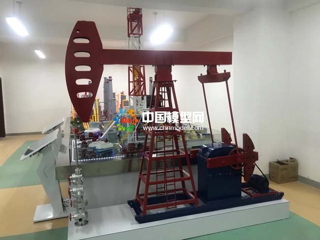 石油开采与炼油厂工艺沙盘模型