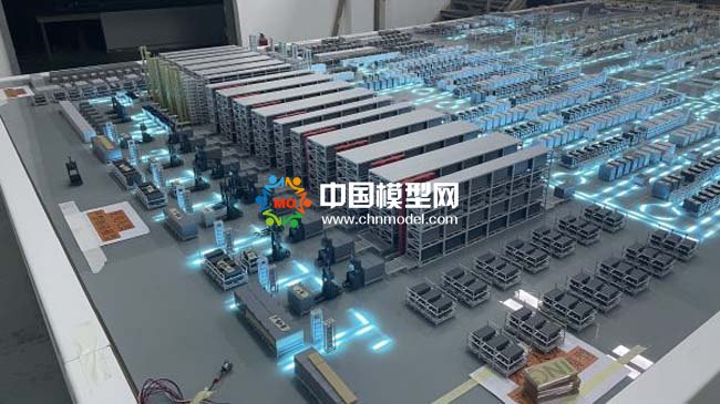 智能汽车生产线沙盘模型，智慧物流沙盘模型