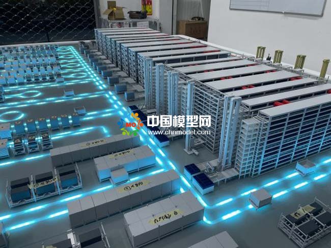智能汽车生产线沙盘模型，智慧物流沙盘模型