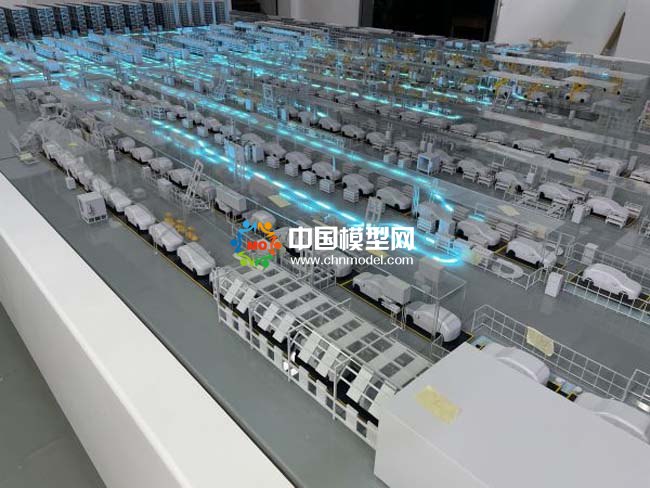 智能汽车生产线沙盘模型，智慧物流沙盘模型