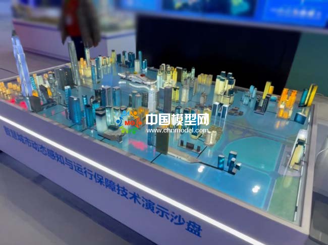 智慧城市动态感知与运行保障技术沙盘模型