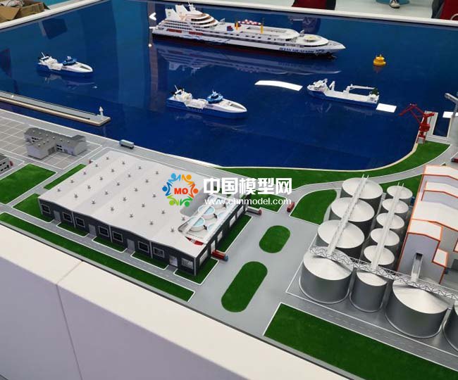 港口码头沙盘模型