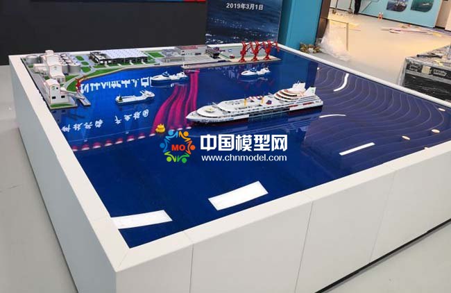 港口码头沙盘模型