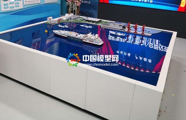 港口码头沙盘模型